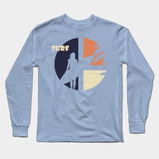 Ready to Surf Silhouette Long Sleeve T-Shirt